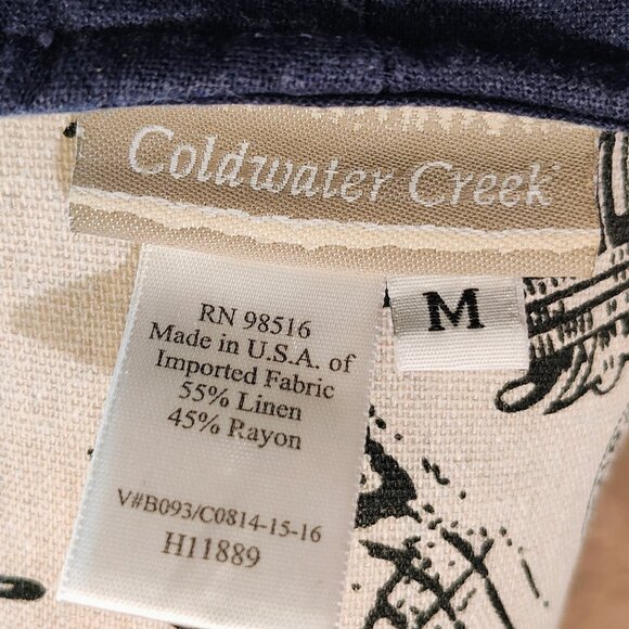 Coldwater Creek Button Down Dress, Size M, Used - Picture 3 of 3